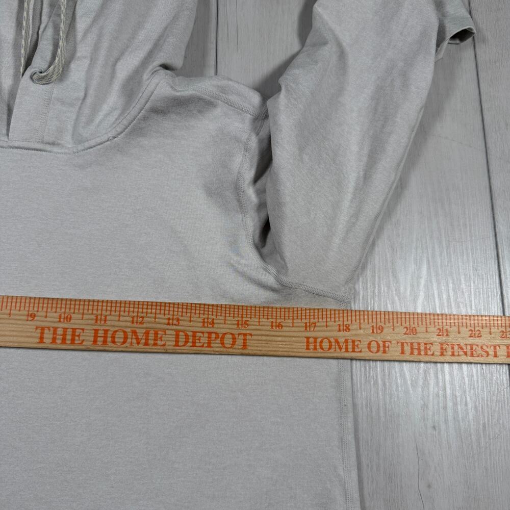 Vuori Halo Essential Performance Hoodie Heathered Gray Womens Small Yoga Workout - Picture 9 of 11